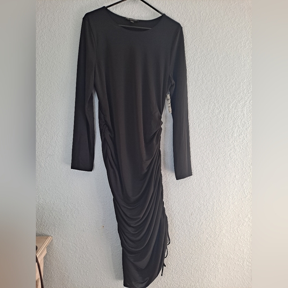 Women's Drawstring-Ruched Dress Size XL - Picture 3 of 5